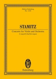 Stamitz: Concerto G Major (Study Score) published by Eulenburg